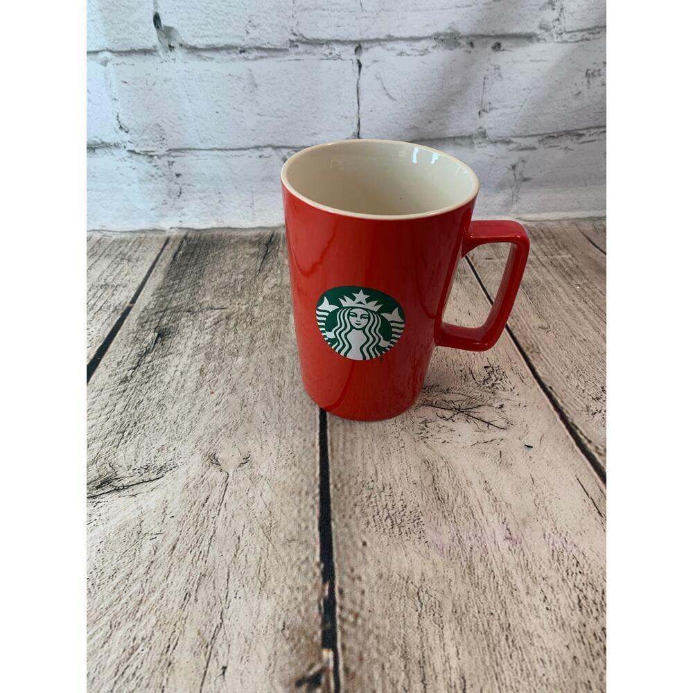 STARBUCKS Red Ceramic Signature Mug